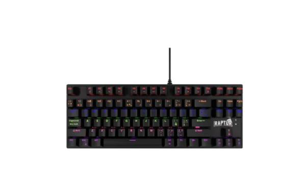 Teclado Raptor Fireclaw M87 Mecanico Retroiluminado Switch Red Outemu 2