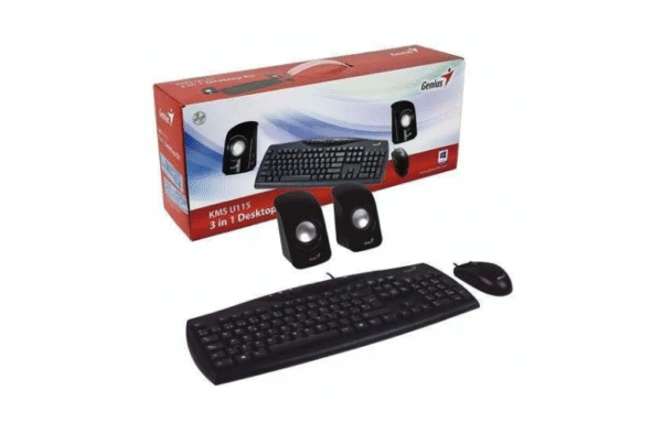 Combo Kit Teclado, Mouse Y Parlantes Usb Genius Kms U115